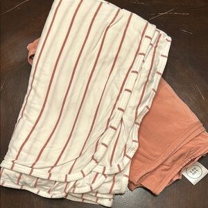 Lou Lou & Company Pink Striped Blanket
